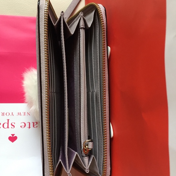 NWT KATE SPADE RABBIT NEDA HOP TO IT WALLET - Picture 6 of 8